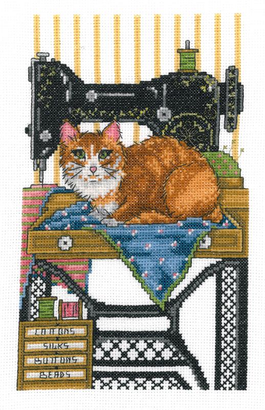 Zsa Zsa The Steampunk Cat cross stitch pattern