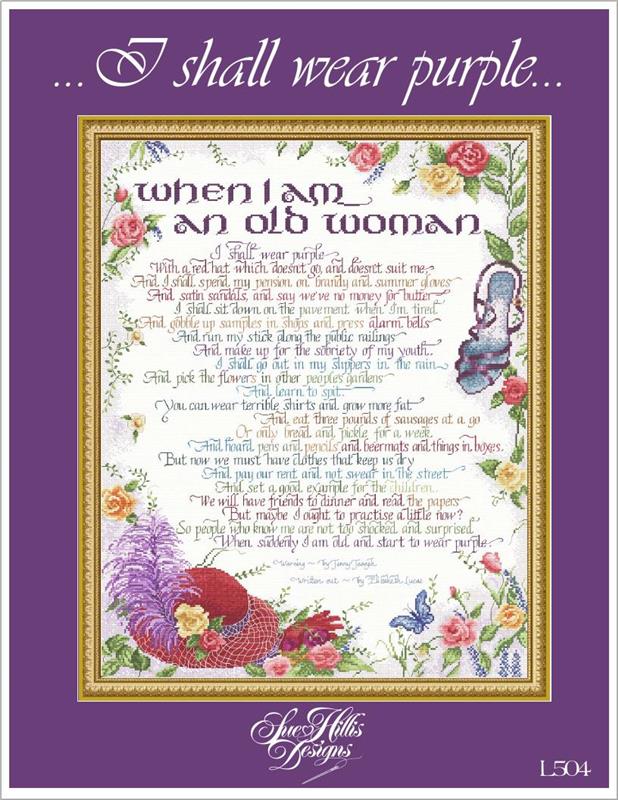 I Shall Wear Purple&quot; | Cross Stitch Design